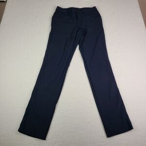 Lululemon 27" x 32.5" Blue Pants Gusset Chino Tapered *no sz